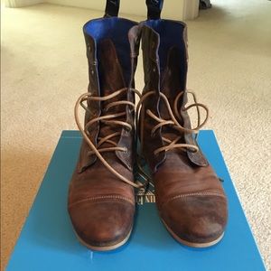 Fluevog Brown BBC Boots W11.5 M9.5